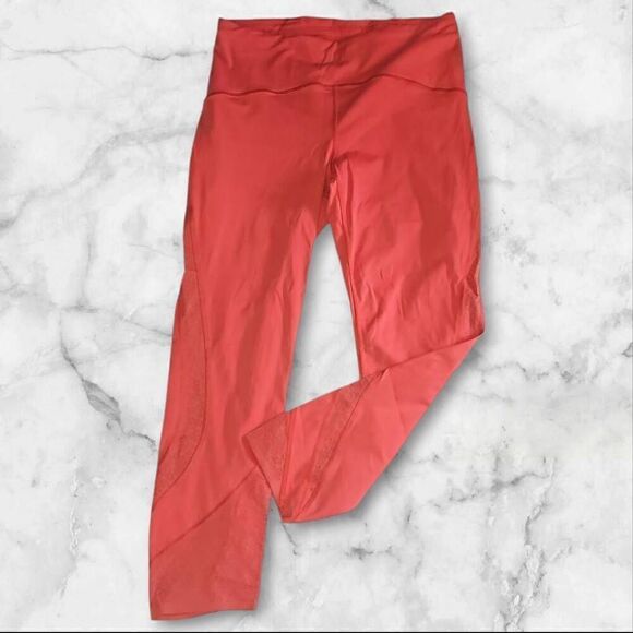 Lululemon Size 10 Coral Leggings 25" - Picture 2 of 7
